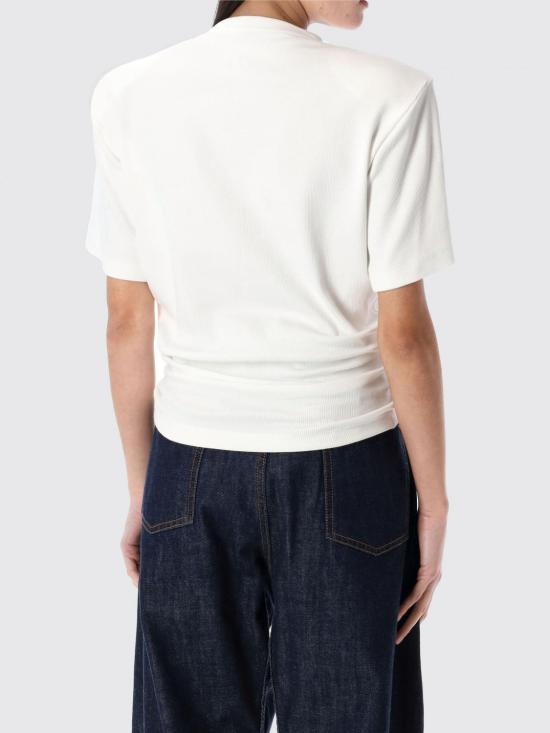 25FW 마그다뷰트림 반팔 티셔츠 181425 CREAM Yellow Cream - MAGDA BUTRYM