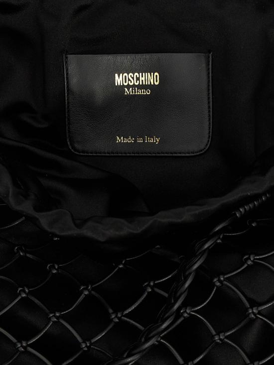25FW 모스키노 토트백 73038002 2555 Black - MOSCHINO