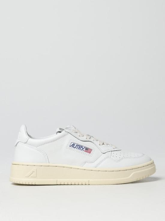 26SS 오트리 메달리스트 로우 레더 스니커즈 AULWLL15 White