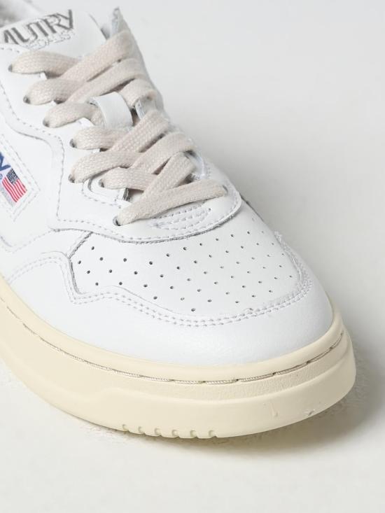 26SS 오트리 메달리스트 로우 레더 스니커즈 AULWLL15 White - AUTRY