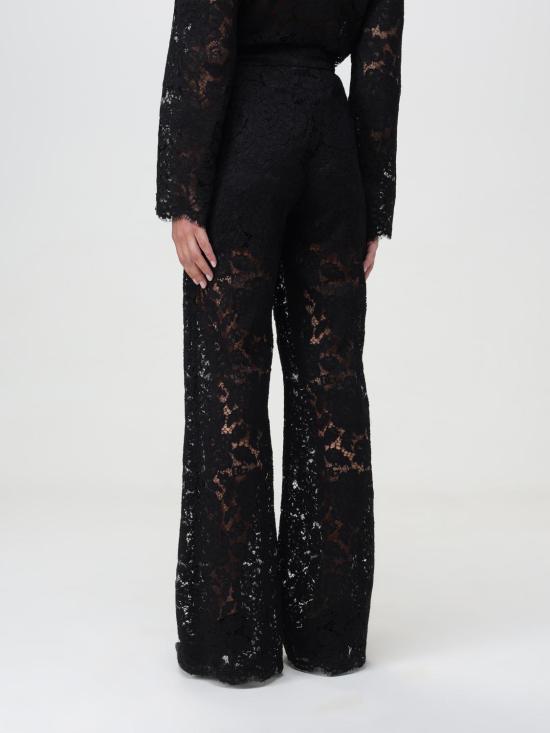 25FW 돌체앤가바나 스트레이트 팬츠 FTCPTTFLRE1 N0000 Black - DOLCE & GABBANA