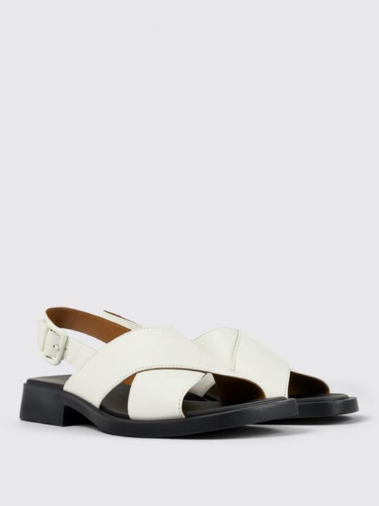 25FW 캠퍼 뮬/슬리퍼 K201600 004 DANA 0 White - CAMPER