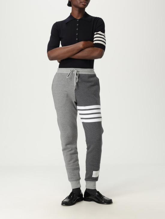 25FW 톰브라운 폴로 티셔츠 FKP053AY1014 415 Blue - THOM BROWNE