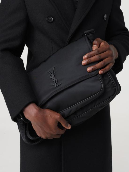 25FW 생로랑 크로스백 757146FACKH 1000 Black - SAINT LAURENT