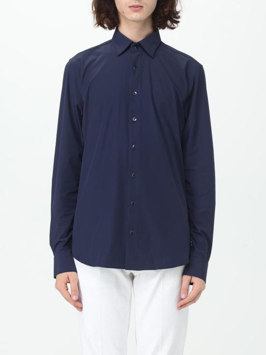 25FW 마이클 코어스 긴팔 셔츠 MD0MD91399 M463 Blue 1