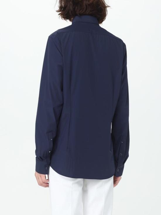 25FW 마이클 코어스 긴팔 셔츠 MD0MD91399 M463 Blue 1 - MICHAEL KORS