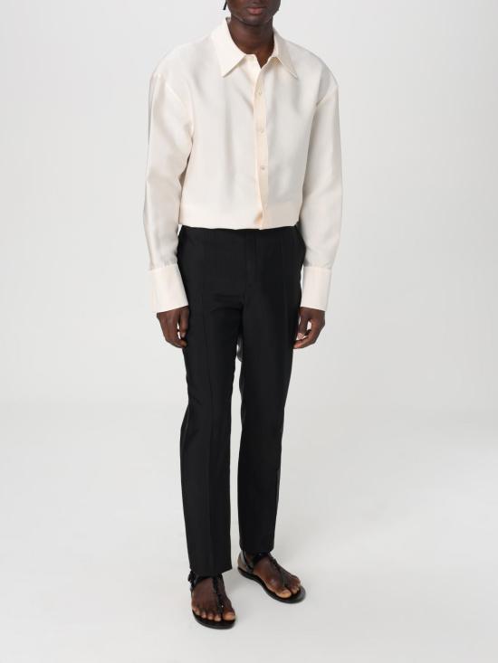 25FW 생로랑 긴팔 셔츠 788143Y6D38 9601 Natural - SAINT LAURENT
