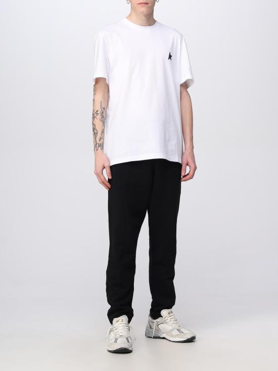 25FW 골든구스 반팔 티셔츠 GMP01220P00059310364 White - GOLDEN GOOSE