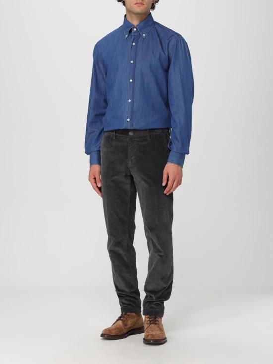 25FW 브루넬로 쿠치넬리 데님 셔츠 MR6831716 C003 Blue - BRUNELLO CUCINELLI