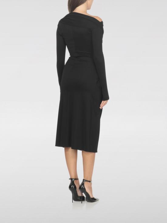 25FW 엘리자베타프랜치 롱 원피스 AB822 110 Black - ELISABETTA FRANCHI