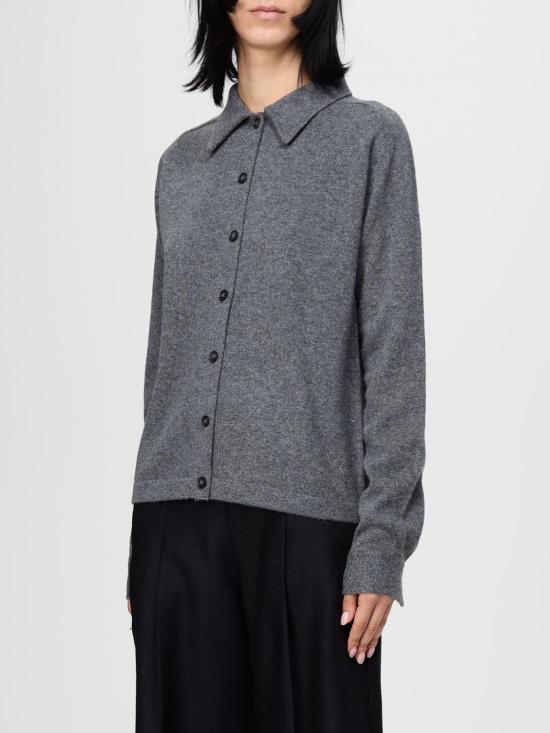 25FW 토템 가디건 243WRT0347YA0016 083 Charcoal - TOTEME