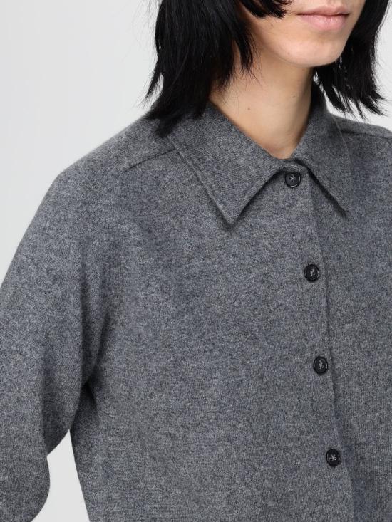 25FW 토템 가디건 243WRT0347YA0016 083 Charcoal - TOTEME