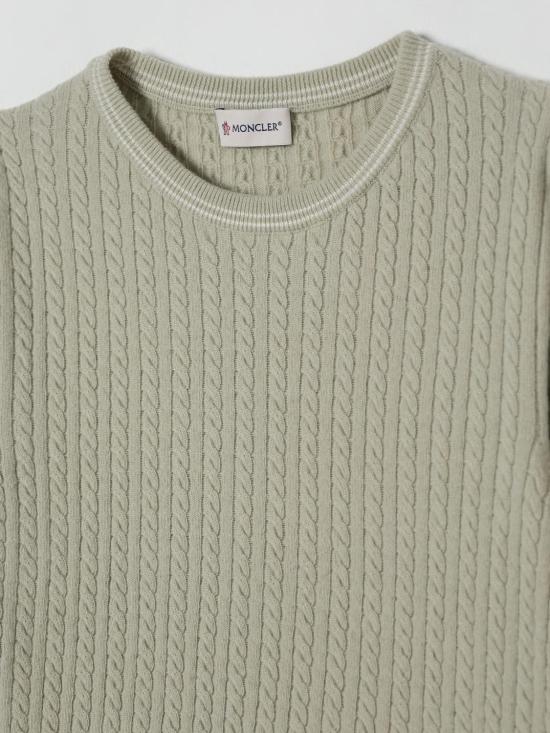 25FW [키즈] 몽클레어 풀오버 9C00006M1241 80A Green - MONCLER