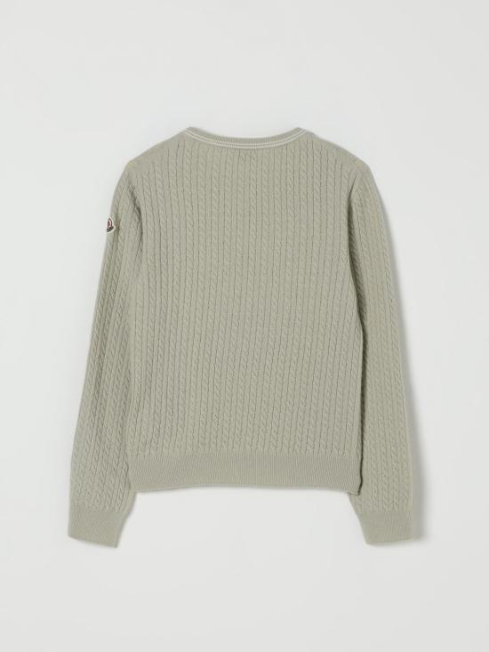 25FW [키즈] 몽클레어 풀오버 9C00006M1241 80A Green - MONCLER