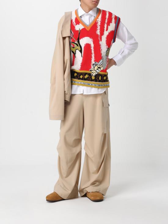 25FW 마르니 스트레이트 팬츠 PUMU0247S1UTP771 00W25 Brown - MARNI