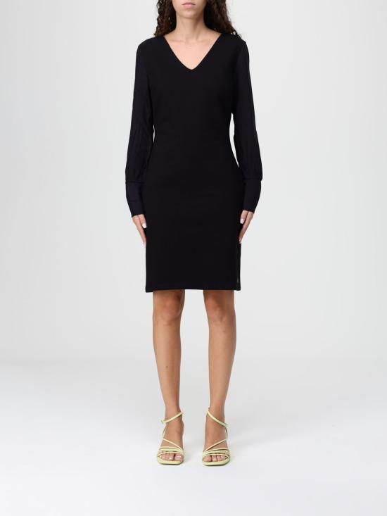 25FW 알마니 롱 원피스 XW000756AF16136 UC001 Black