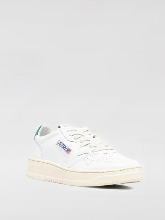 26SS 오트리 메달리스트 로우 레더 스니커즈 AULWLL20 White - AUTRY