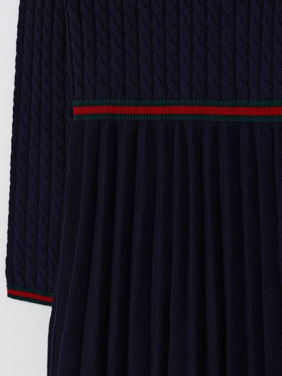 25FW [키즈] 구찌 원피스 828450XKEZ4 4180 Navy - GUCCI