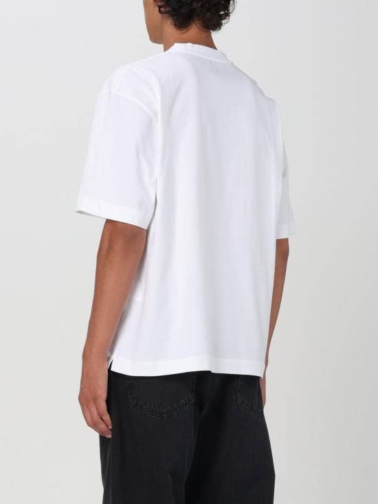 25FW 오프화이트 반팔 티셔츠 OMAA120C99JER0080110 White - OFF WHITE