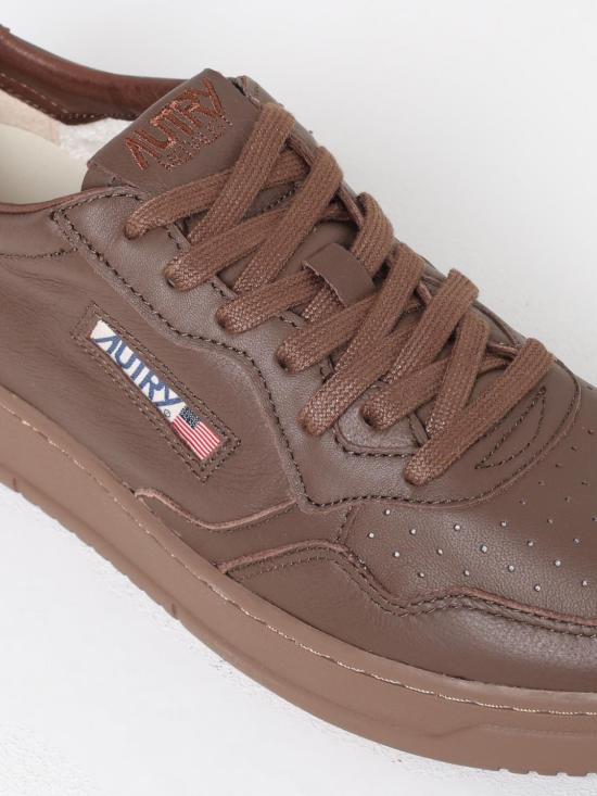 26SS 오트리 메달리스트 로우 스니커즈 AULMSG21 Brown - AUTRY