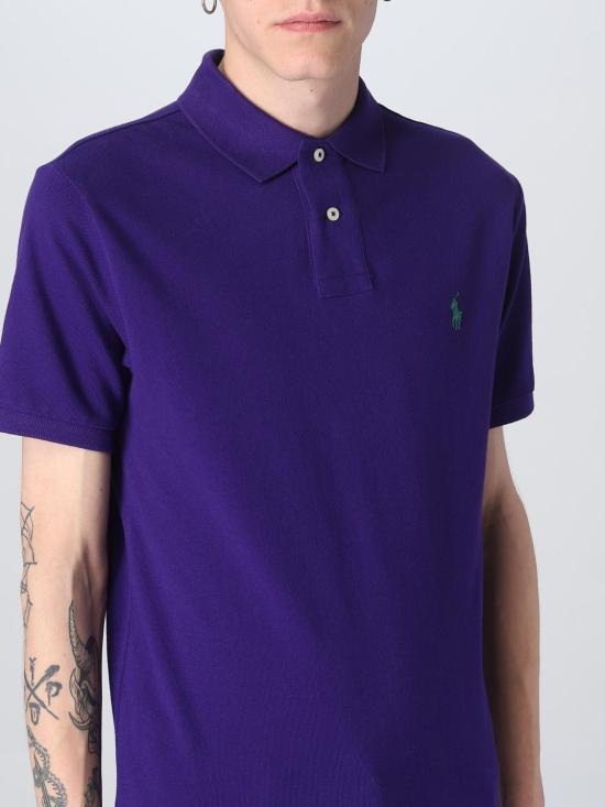 25FW 폴로 랄프로렌 폴로 티셔츠 710795080 028 Violet - POLO RALPH LAUREN
