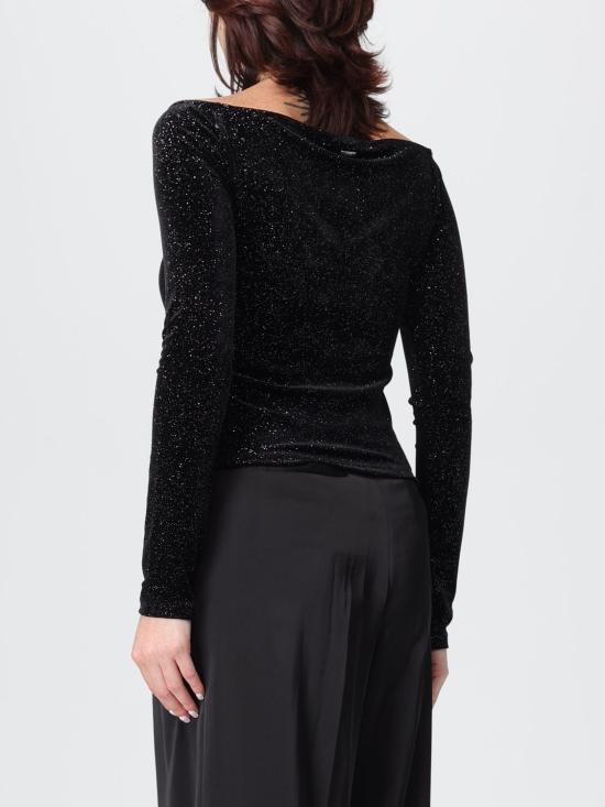 25FW 알마니 탑 XW001296AF16143 MC072 Black - ARMANI