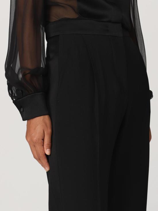 25FW 알베르타 페레티 스트레이트 팬츠 03266618 555 Black - ALBERTA FERRETTI