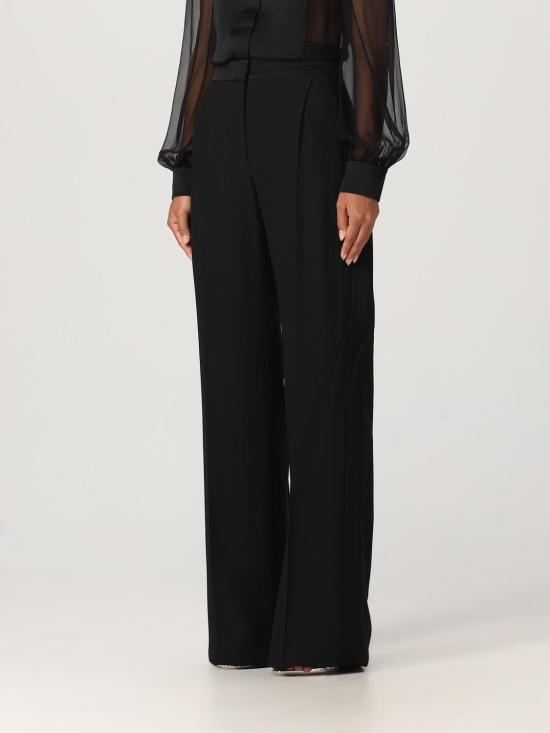 25FW 알베르타 페레티 스트레이트 팬츠 03266618 555 Black - ALBERTA FERRETTI