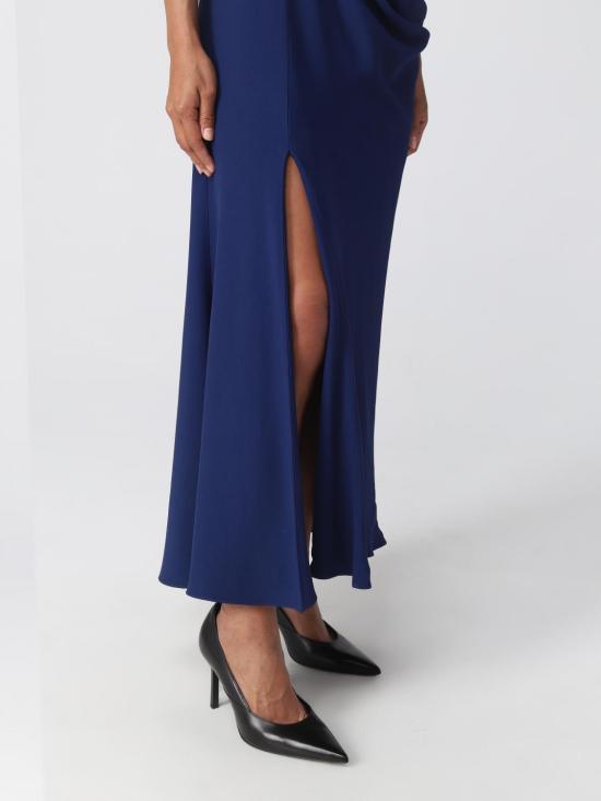 25FW 알렉산더 맥퀸 롱 원피스 745730QEAAA 4156 Blue - ALEXANDER MCQUEEN