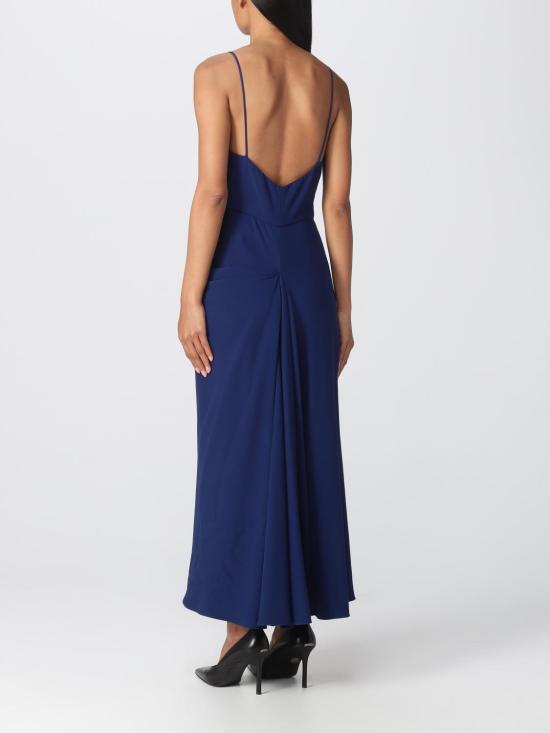25FW 알렉산더 맥퀸 롱 원피스 745730QEAAA 4156 Blue - ALEXANDER MCQUEEN