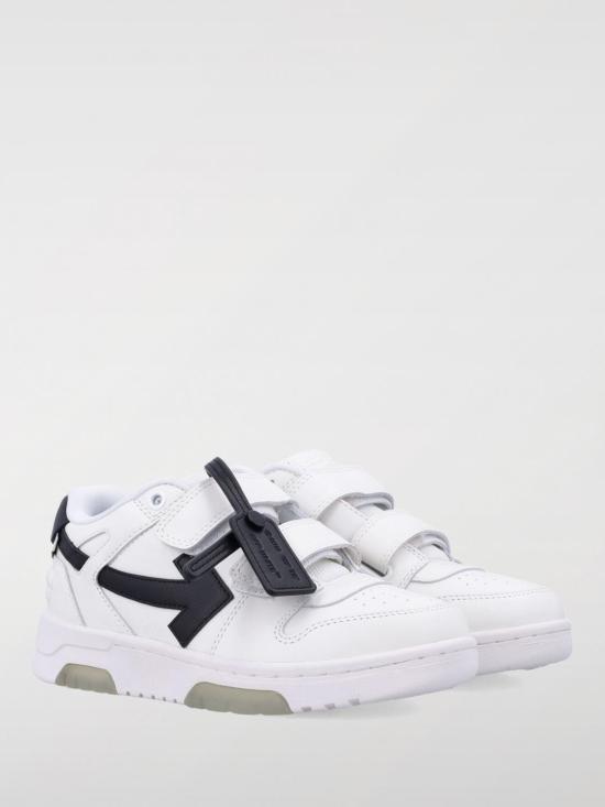25FW [키즈] 오프화이트 스니커즈 OBIA008C99LEA0020110 White - OFF WHITE