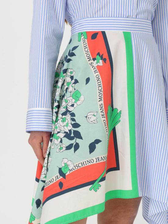 25FW 모스키노 스커트 01193725 2303 Gnawed Blue - MOSCHINO