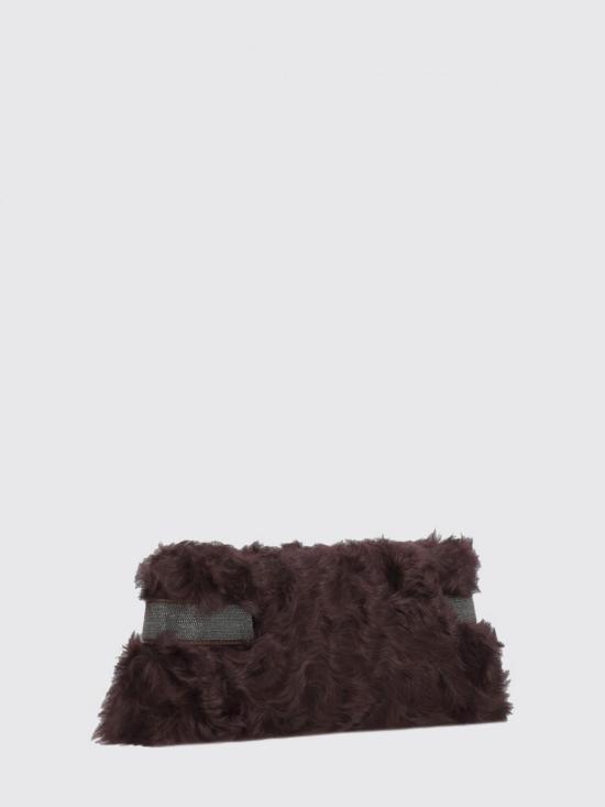 25FW 브루넬로 쿠치넬리 클러치/파우치 MBCKD2746 C4243 Burgundy - BRUNELLO CUCINELLI