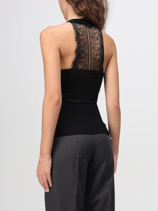 25FW 리우조 민소매 티셔츠 CF5160MS46M 22222 Black - LIU JO