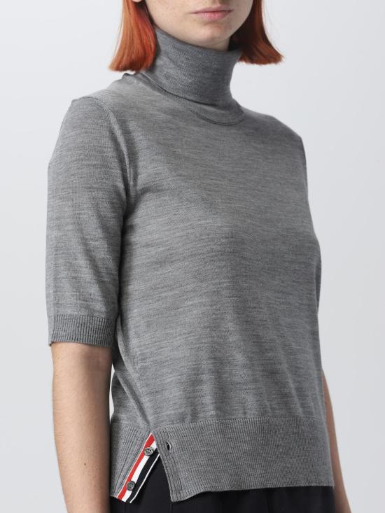 25FW 톰브라운 터틀넥 FKA434AY1014 055 Grey - THOM BROWNE