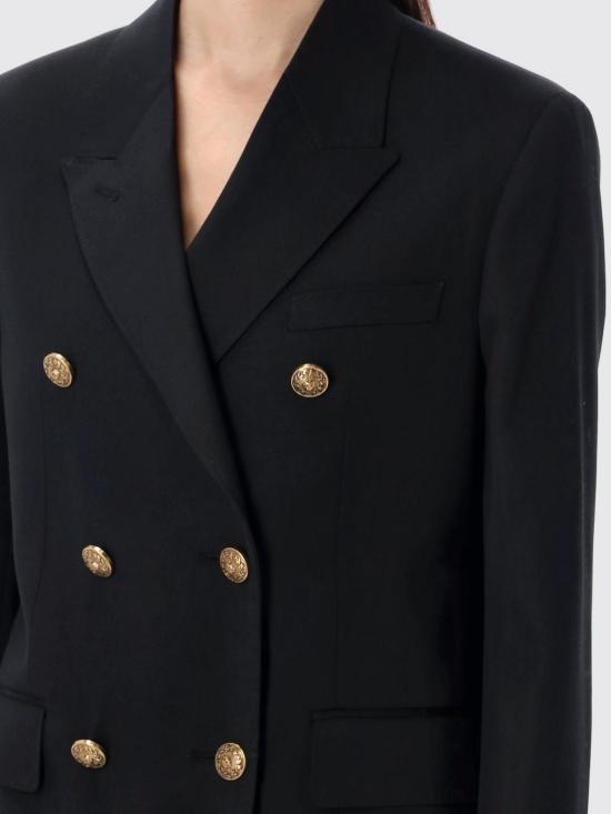 25FW 골든구스 더블 브레스트 블레이저 GWP00829P00152190100 Black - GOLDEN GOOSE