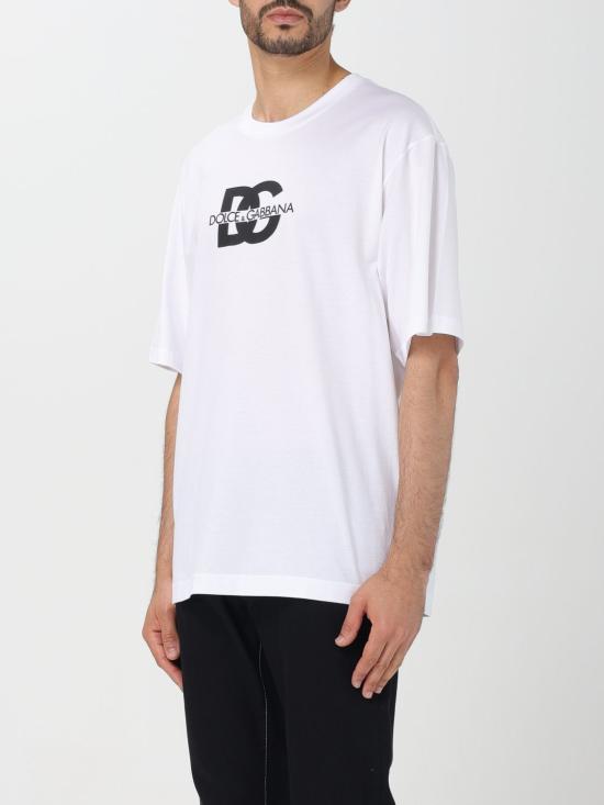 25FW 돌체앤가바나 반팔 티셔츠 G8PN9TG7M1C W0800 White - DOLCE & GABBANA