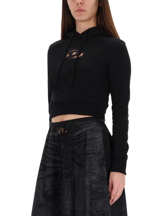 25FW 디젤 긴팔 티셔츠 A15714 0GRAC9XX BLACK - DIESEL