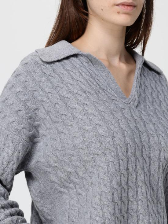 25FW 아미 폴로 티셔츠 UPL403KN0104 050 Grey - AMI