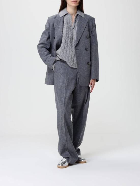 25FW 아미 폴로 티셔츠 UPL403KN0104 050 Grey - AMI