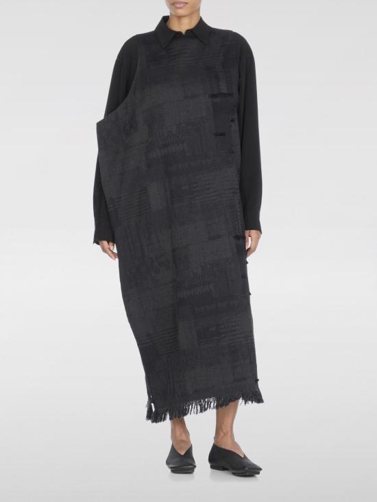 25FW 와이즈 요지 야마모토 롱 원피스 YMD15023 2 Grey - Y’S YOHJI YAMAMOTO