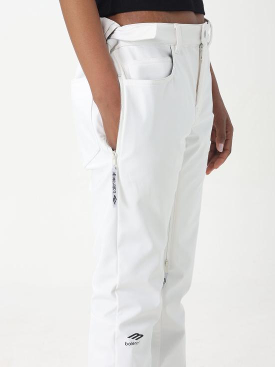 25FW 발렌시아가 스트레이트 팬츠 774002TPQ37 9000 White - BALENCIAGA
