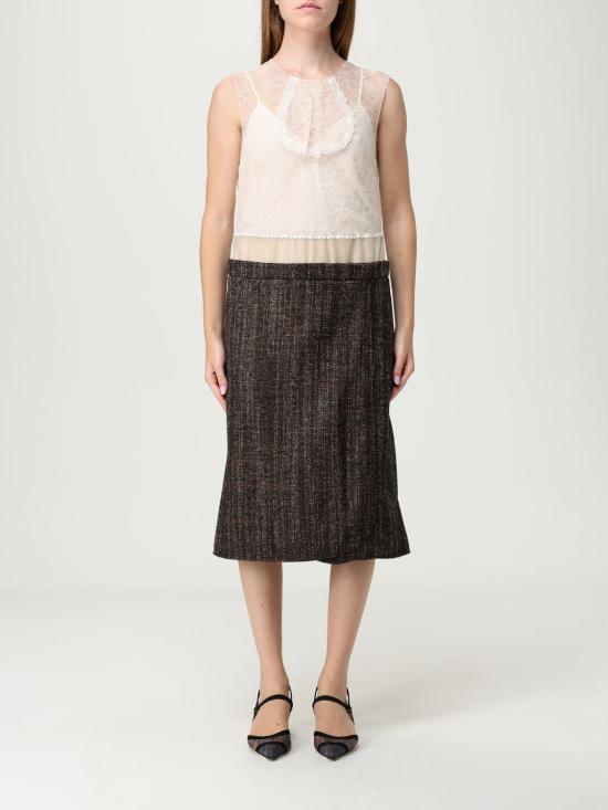 25FW 펜디 롱 원피스 FDD425AVJA F1M2A Rust