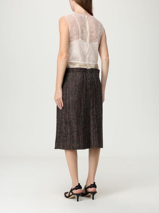 25FW 펜디 롱 원피스 FDD425AVJA F1M2A Rust - FENDI