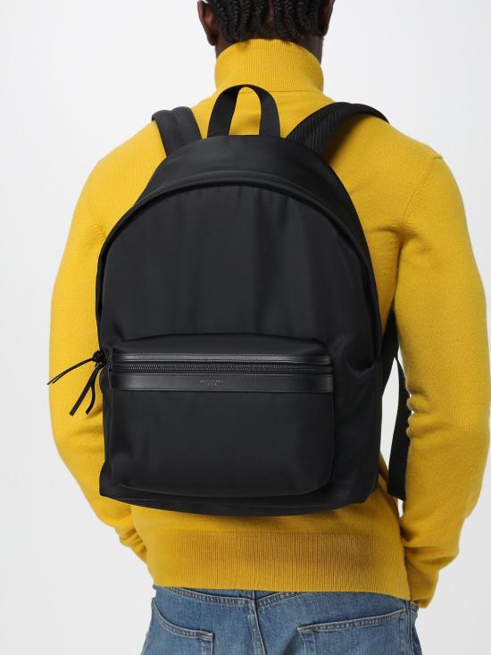 26SS 생로랑 CITY 시티 클래식 로고 백팩 534967FAEY2 1000 Black - SAINT LAURENT