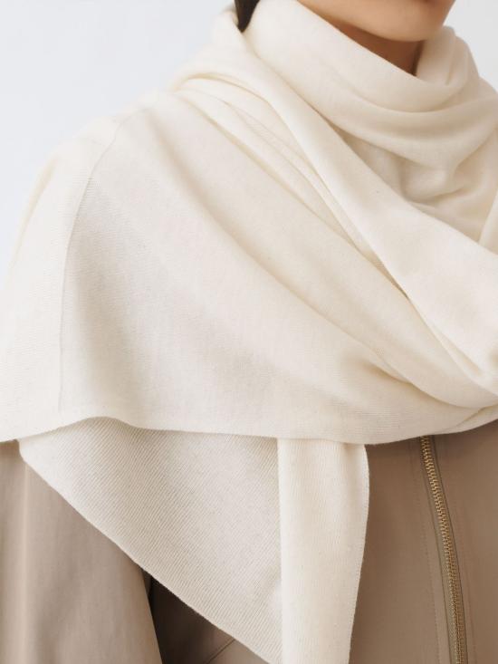 25FW 파비아나 필리피 머플러/스카프 SAD215A873L557 0142 White - FABIANA FILIPPI