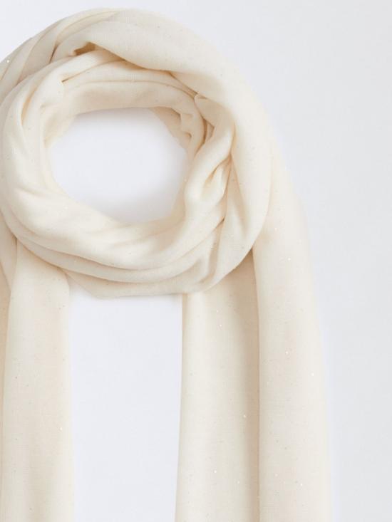 25FW 파비아나 필리피 머플러/스카프 SAD215A873L557 0142 White - FABIANA FILIPPI