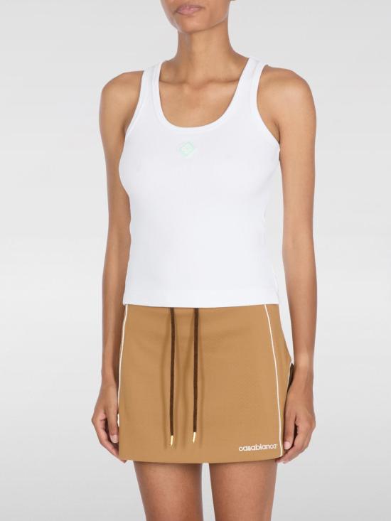 25FW 카사블랑카 반팔 티셔츠 WPF25JTS039 02 White