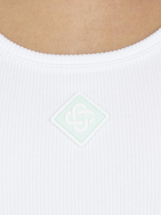 25FW 카사블랑카 반팔 티셔츠 WPF25JTS039 02 White - CASABLANCA