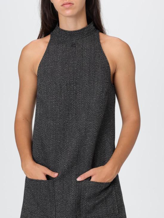 25FW 쿠레쥬 롱 원피스 325CRO671WO0144 9901 Black - COURREGES